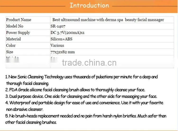 plasma beauty deep cleansing facial machine natural facial brushes