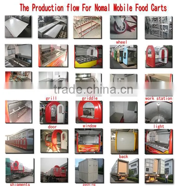 Top selling commercial mobile food car for sale