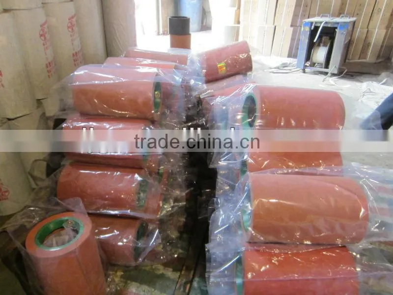 14'' red EPDM rubber roller for rice mill