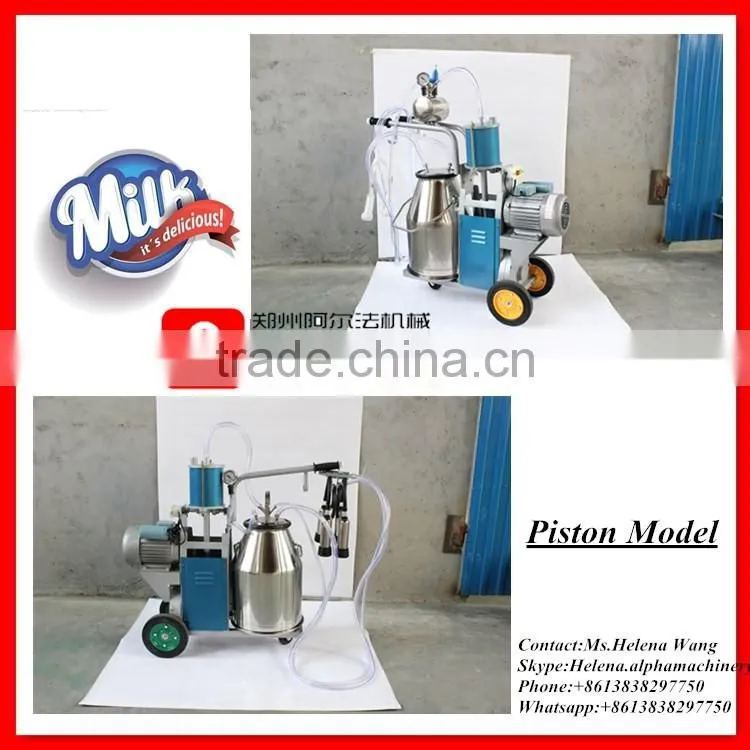 Hand operated milking machine/vacuum pump milking machine/portable milking machine FOR SALE