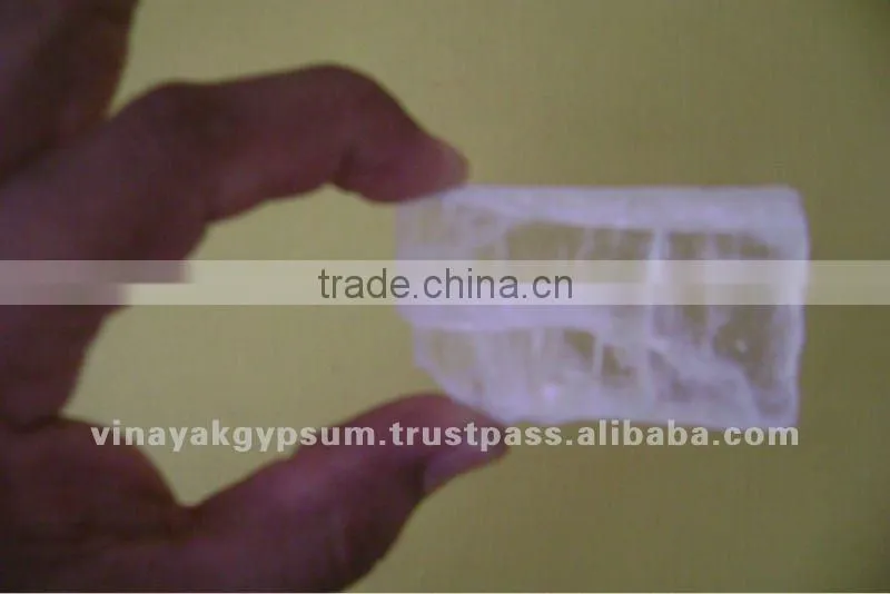 Raw gypsum