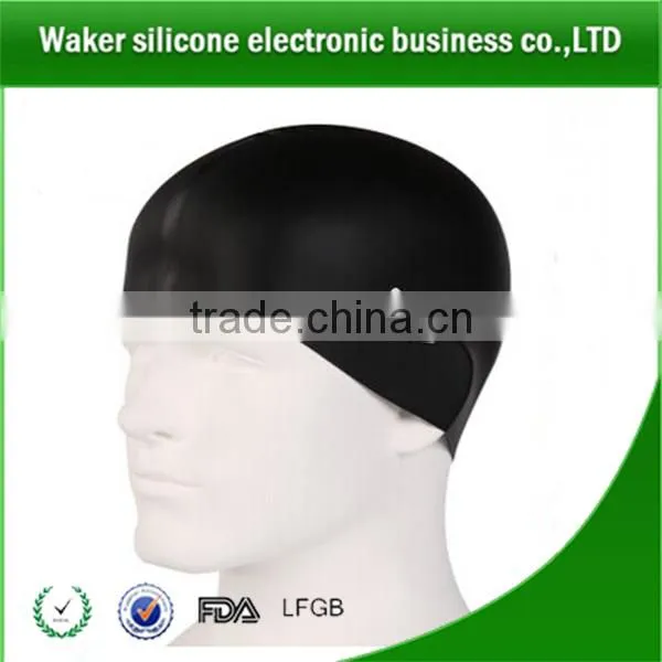 2017 hot summer with cool silicone swimming cap