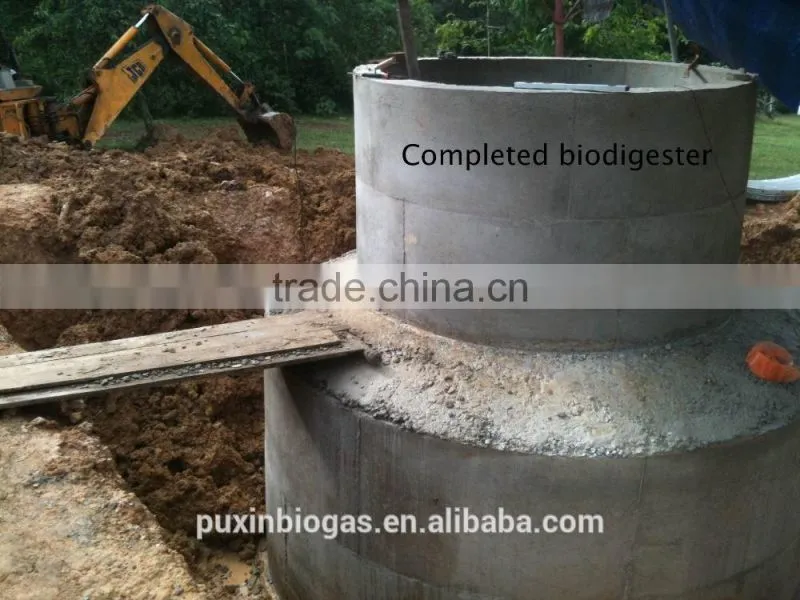 household waste water treatment /small bio gas plant