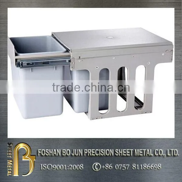 Custom metal powder coated donation bin