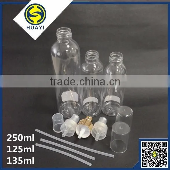 series round pet plastic bottle