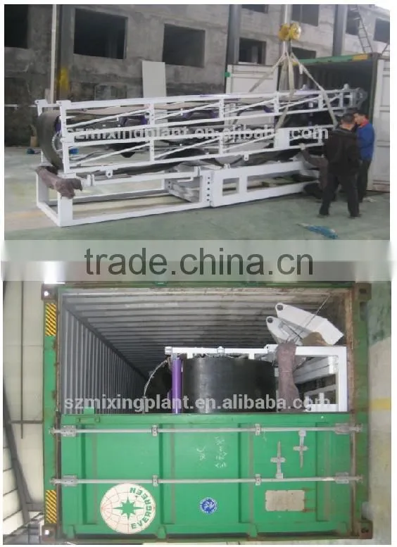 Concrete bathing plant belt conveyor