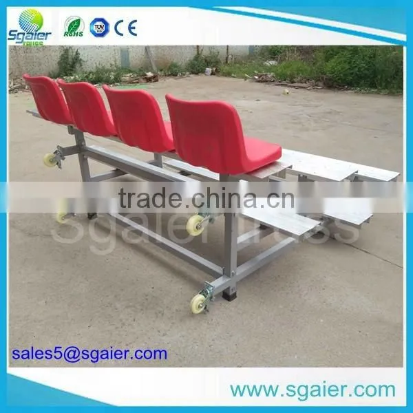 Sgaier protable aluminum bleachers for stadium ,metal bleacher seating