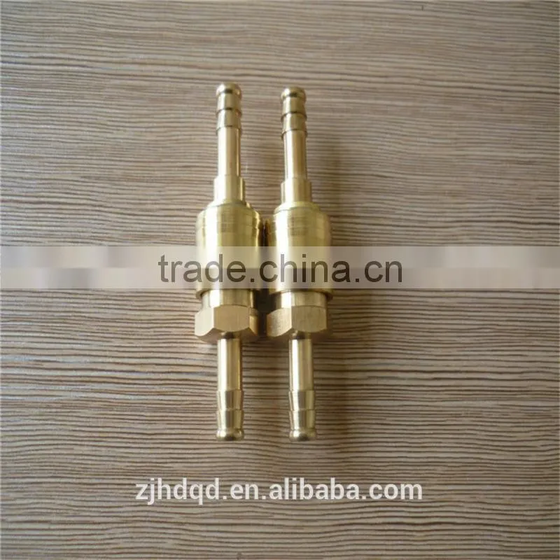 1/8 1/4 1/2 3 way german type brass quick connector,brass fitting
