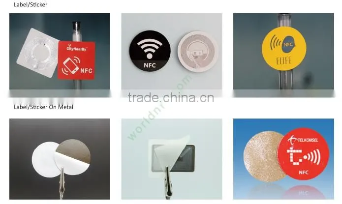 PVC NTAG213 Anti-metal NFC Tag Label