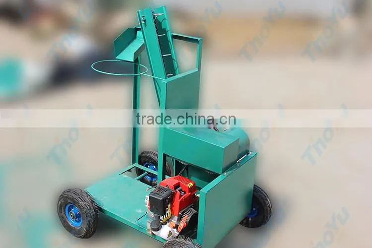 High efficiency fresh garlic root cutting machine