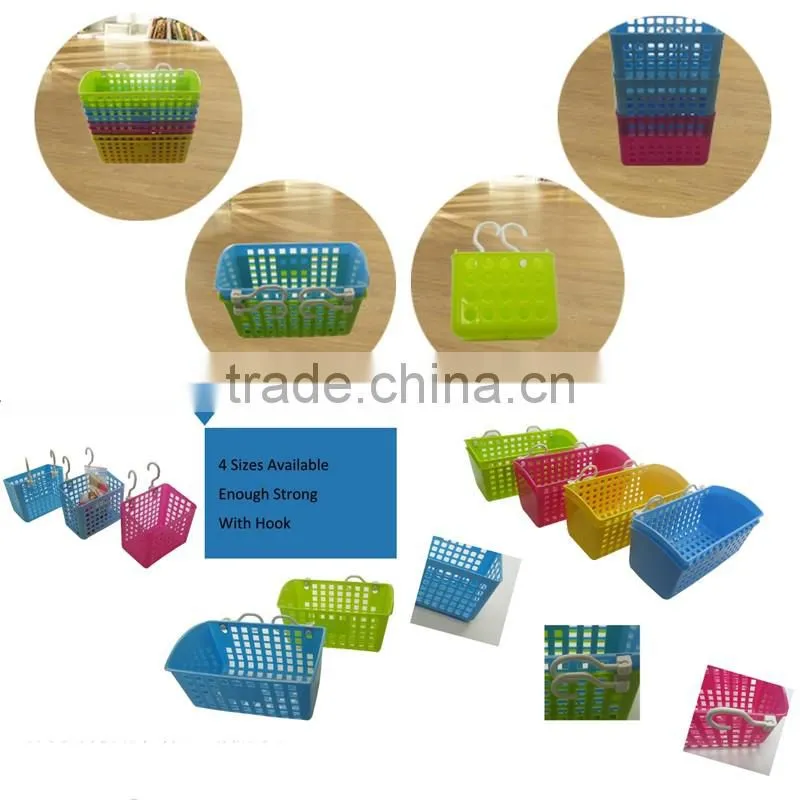 Dormidory Bedside Storage Plastic Hanging Baskets