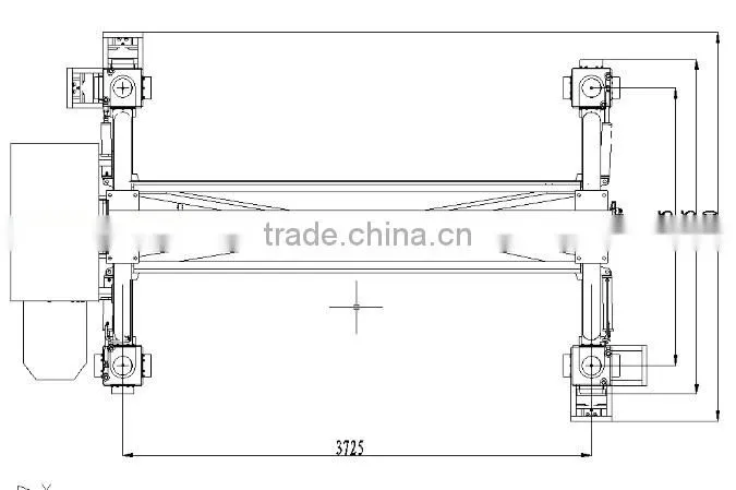 30T -40T diesel engine mobile container crane straddle carrier crane for sale