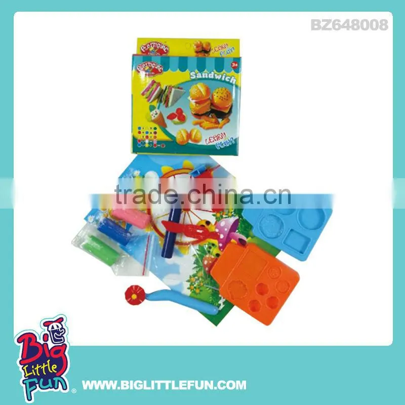 Kids dinosaur world play dough set toy