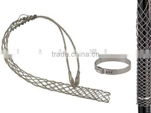 Tubular cable grip sock