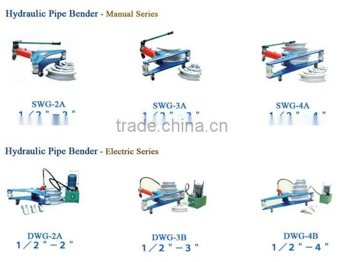 SWG-2A manual hydraulic pipe bender