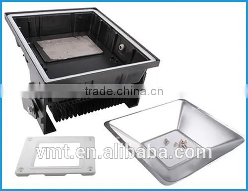 70w COB/SMD type die casting fin aluminum led landscape light parts for flood lamp (no led)