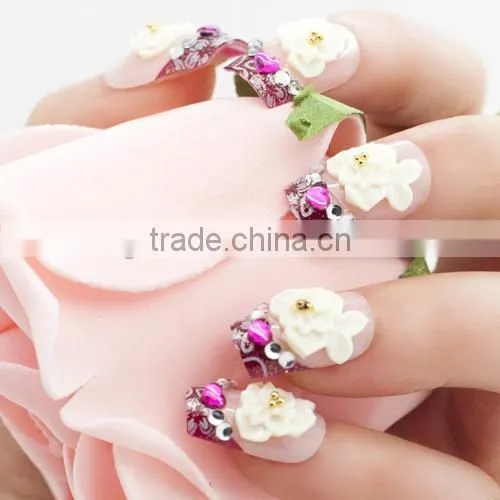 3d acrylic color powder nail art decoration