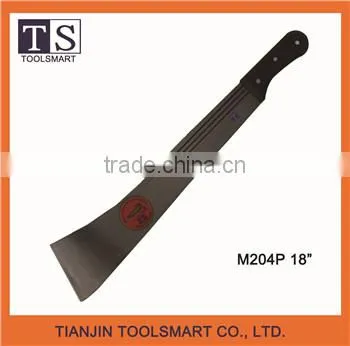 Machete Or Matchet With Wooden Or Plastic Handle