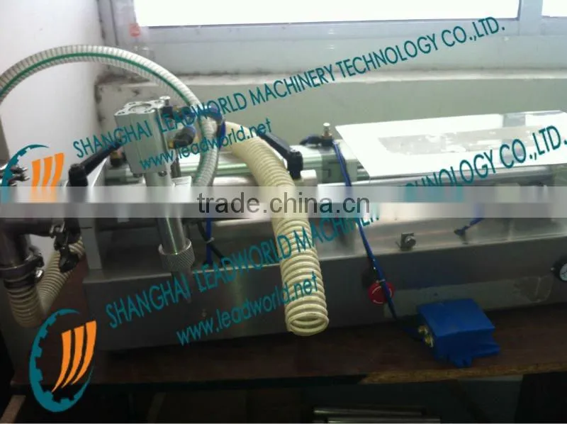 single nozzle pneumatic juice filling machine