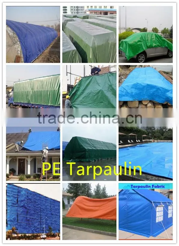 China pe tarpaulin factory customize high quality waterproof pe truck tarpaulin with low price