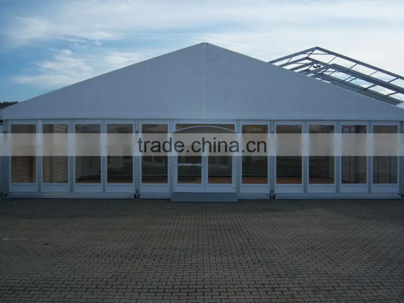 Attractive popular large clear top roof tent transparent wedding tent PVC marquee tent canvas party tent