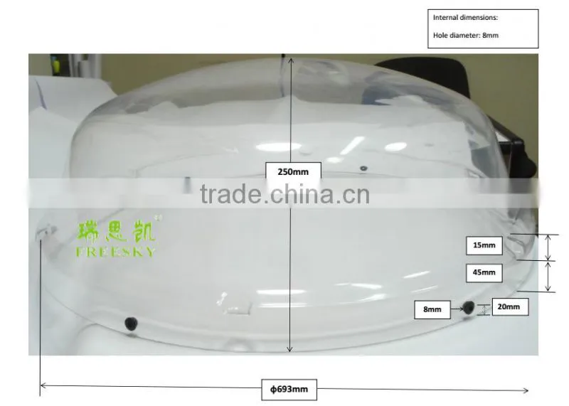 round ball dome skylight, polycarbonate skylight dome