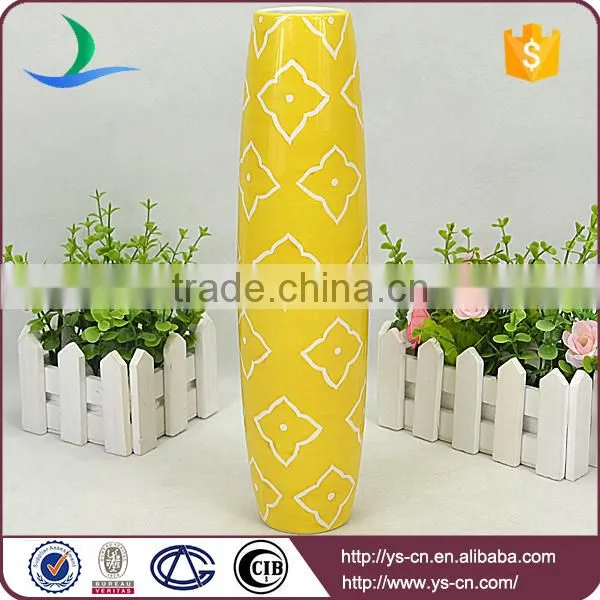 2014 orange round Ceramic Decorative Modern Vases
