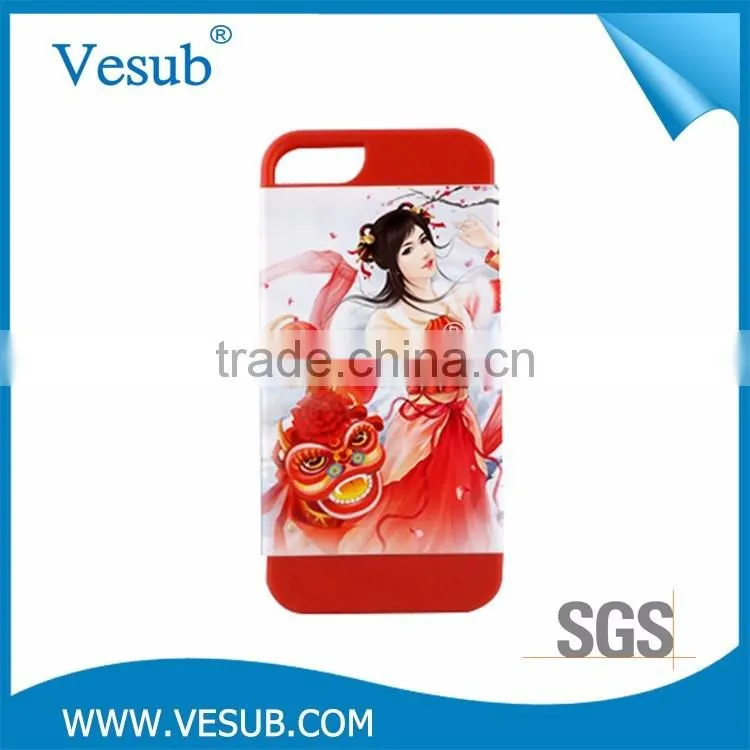 Customized Scratch-resistant Oem High Quality 3d Sublimation Case For Iphone 5