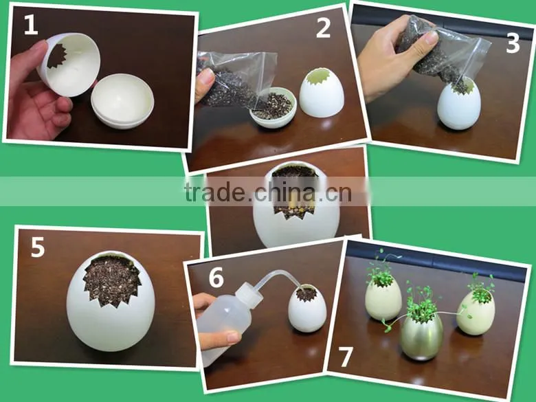 ABS Egg shell pots