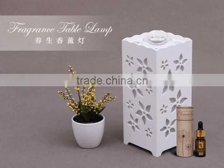 High-grade hollow carved lamp Household carved aromatherapy decorate table lamp essential oil table lamp