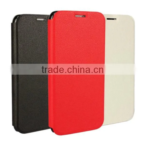 2016 popular ultra-thin wallet pu leather case for Samsung Galaxy S6, phone case cover