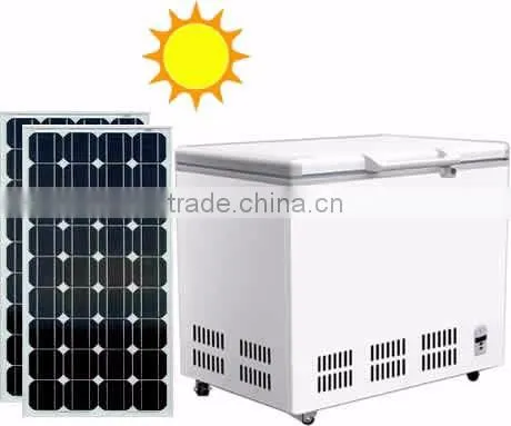 255L DC Compressor Single Cabinet Chest Freezer Solar Powered