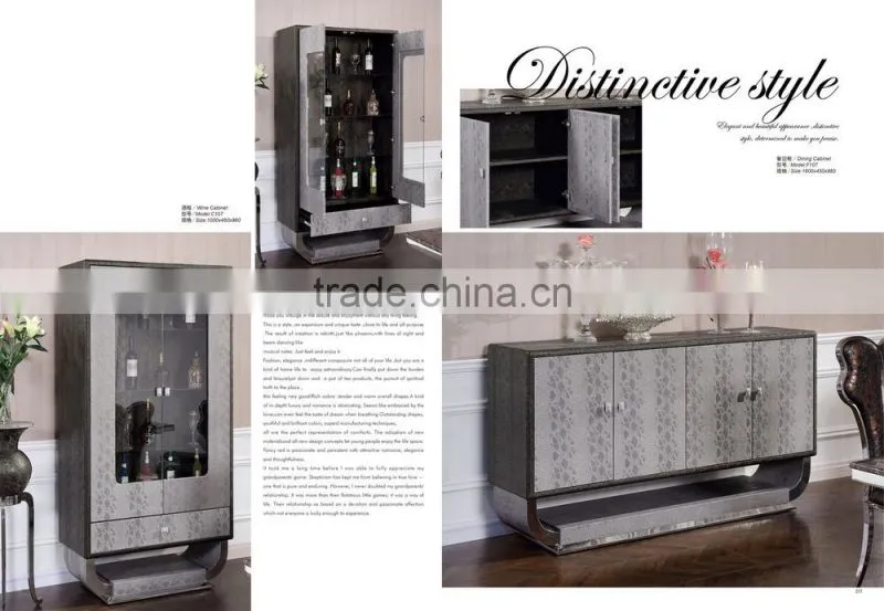 China snake-skin and wooden comtemparary kitchen designs kitchen cabinet F107