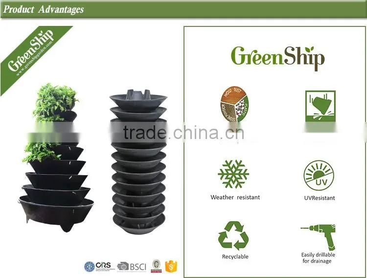 Easy to Install Potted Planter Tower