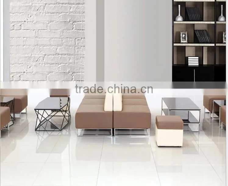 Hot sale small modern office sofa with cheap price waiting rest chair for shop public area furniture