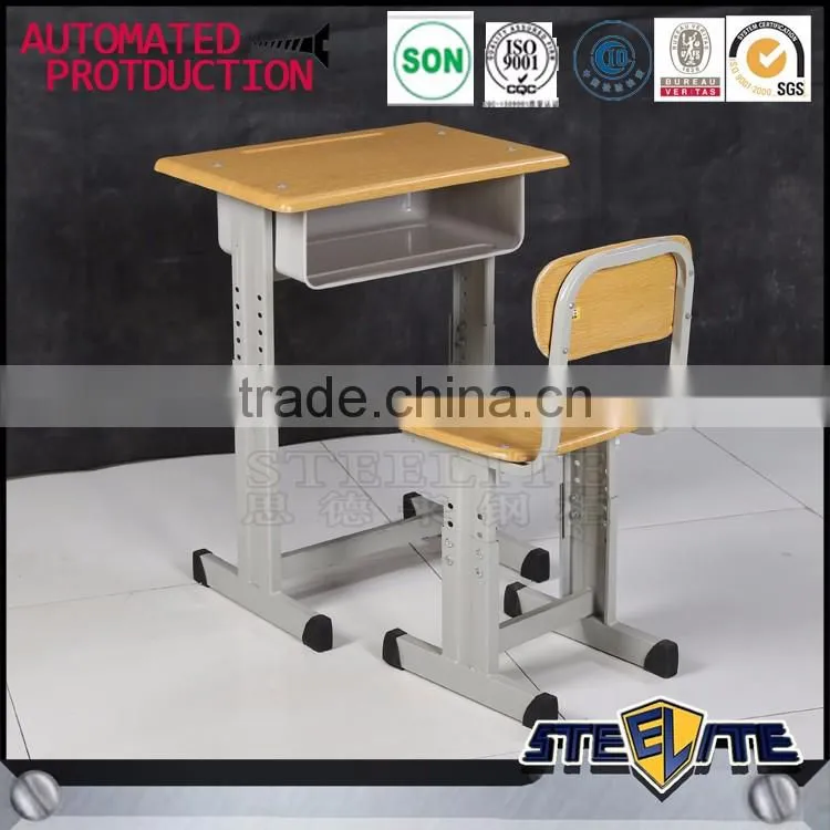 School Furniture Used High School Classroom Single Set Desk and Chair