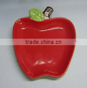 ceramic pear kid serving plate