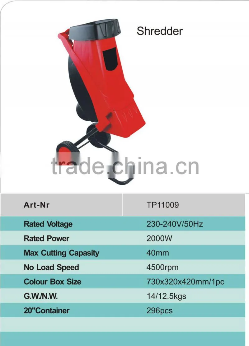 TP11009 Grass Shredders