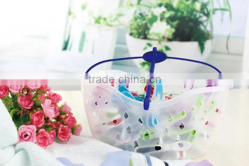 OEM available easy carry soft plastic storage basket