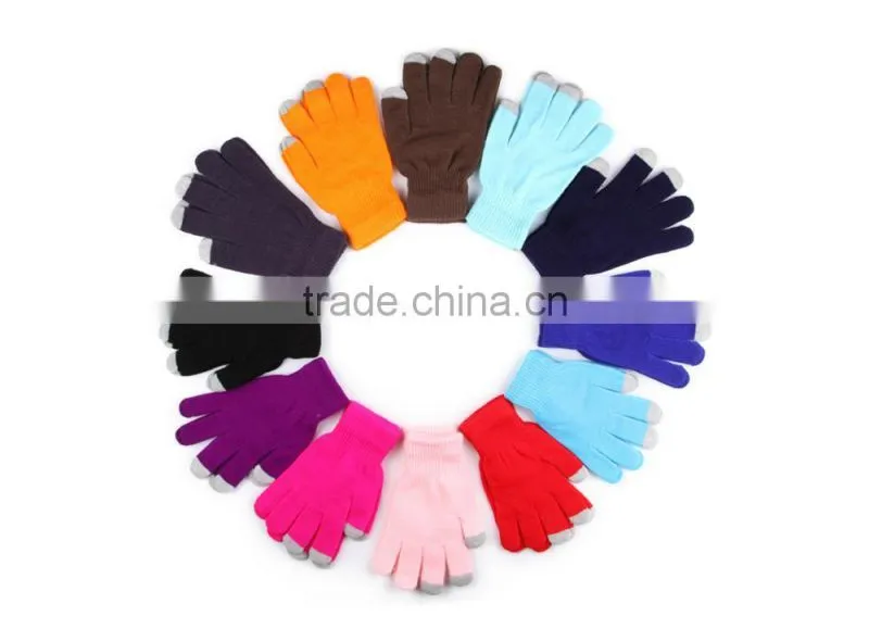 Customized Touch Screen Sensor Gloves for Smart Phone