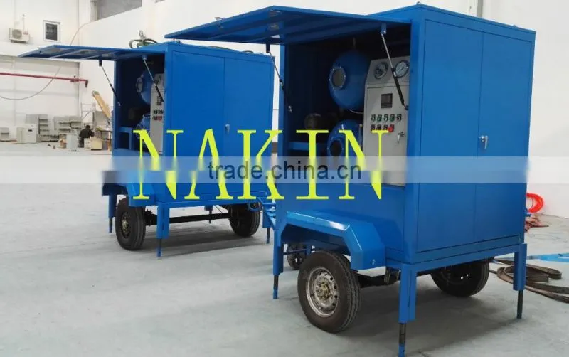 Hot selling Nakin ZYM Trailer Type Insulating Oil Process / Oil Disposal / Oil Flushing