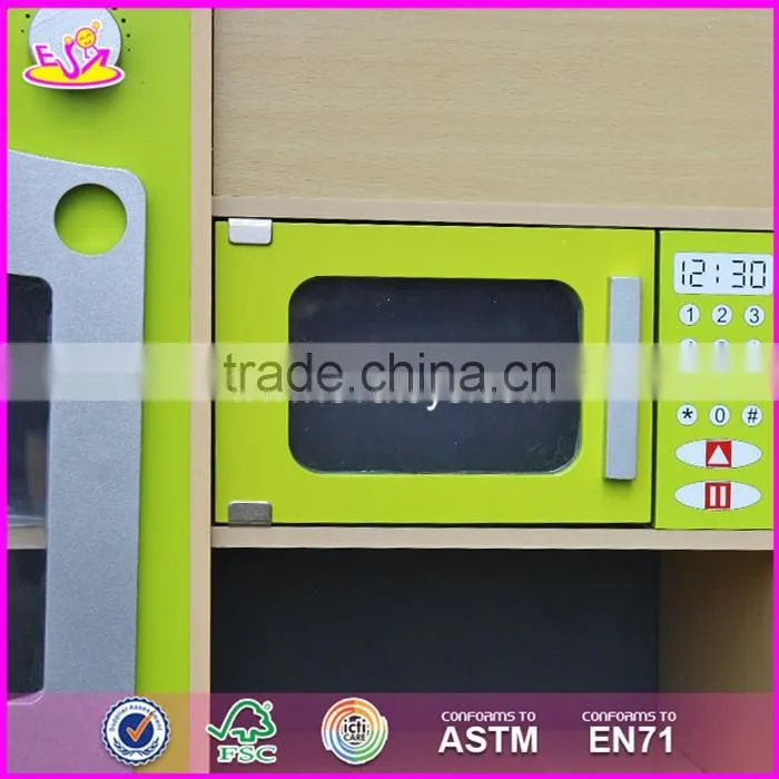 2017 New design kids pretend play toy wooden kitchen preschool children toy wooden kitchen best toy wooden kitchen W10C249