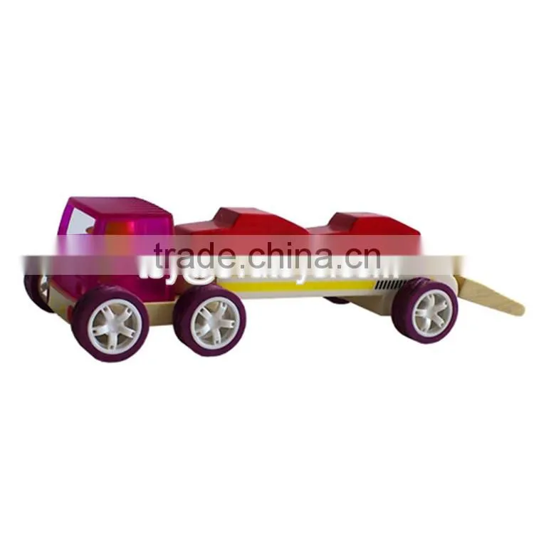 Ride on car for kids play wooden toy cars W04A028