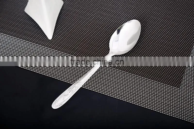Natural color spoon and fork set free sample available