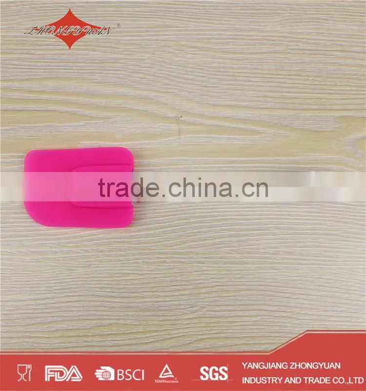 solid color silicone spatula for bakery tools