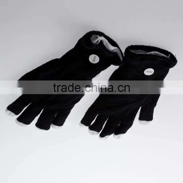Christmas Holiday Light LED Flashing Gloves Light Finger Mittens Costumes Rave Party Skating Riding