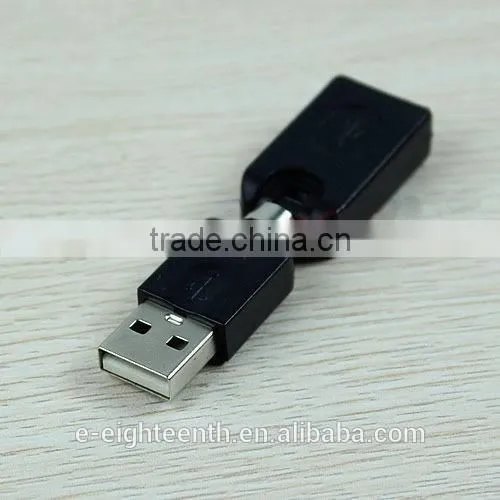 2016 new arrival Flexible Swivel Twist Angle 360 Degree USB 2.0 Male to Female Adapter Connector
