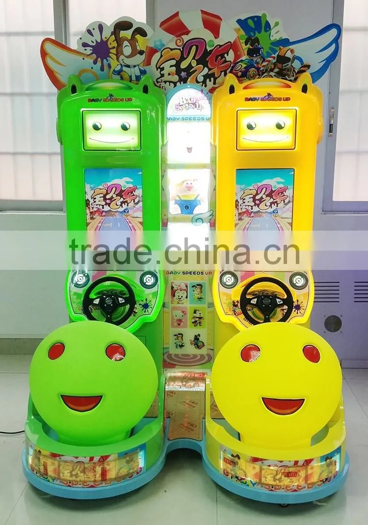 2016 new game machine arcade kids racing car hot sell simulator game machine for sale