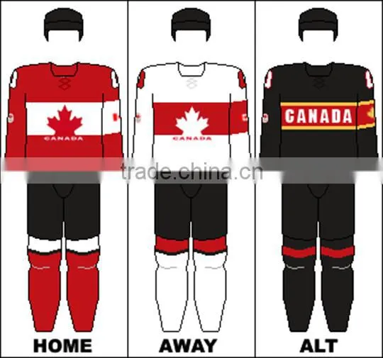Custom minor league hockey jerseys/beer league hockey jerseys