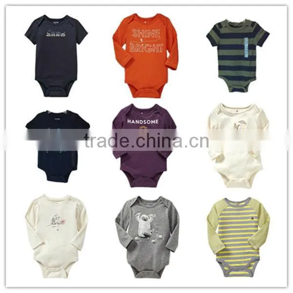Cotton short sleeve baby romper, baby clothes